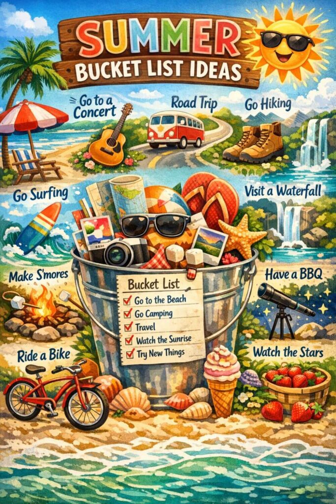 summer bucket list