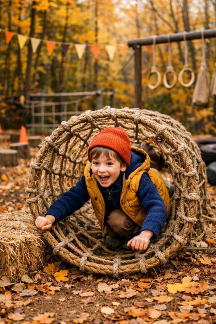 Fun Fall Activities for Active Kids: Building a Backyard Obstacle Course