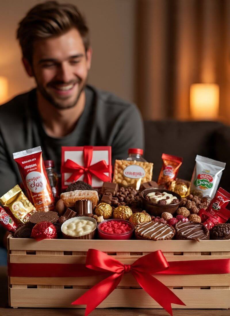 valentine's day basket for your boyfriend