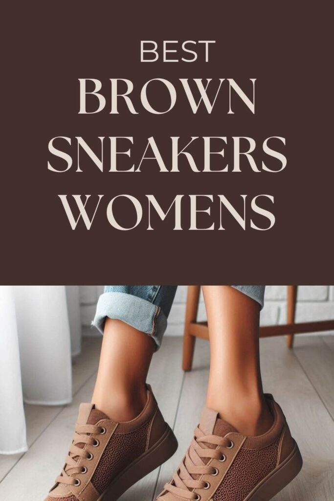 chocolate brown sneakers for women