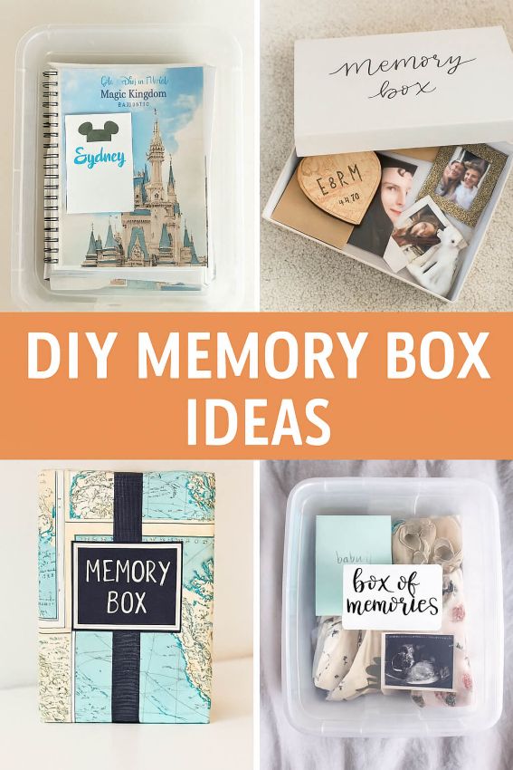 DIY memory box ideas