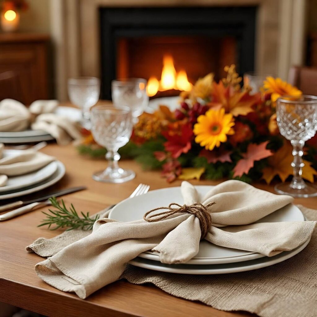inexpensive table decorations for thanksgiving