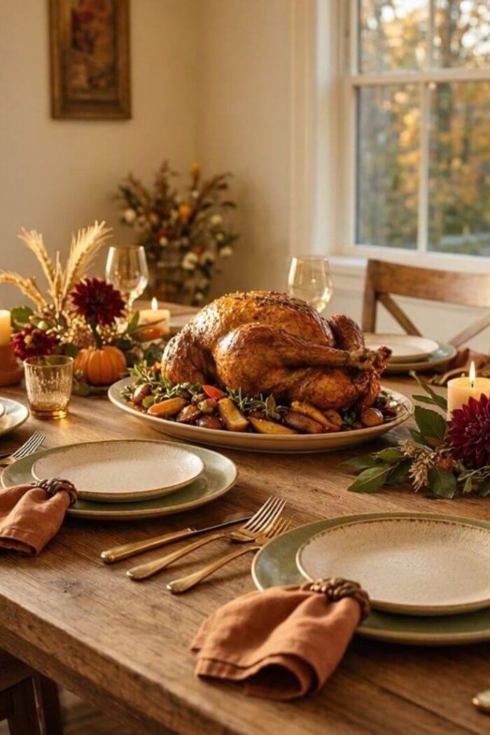 Inexpensive Table Decorations for Thanksgiving That Still Look Chic