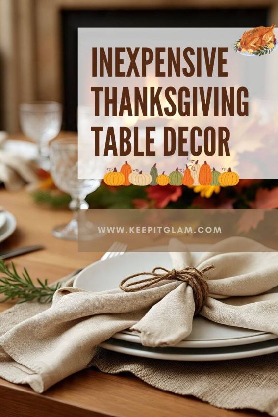inexpensive table decorations for thanksgiving
