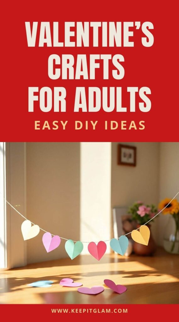 easy DIY valentine's crafts for adults