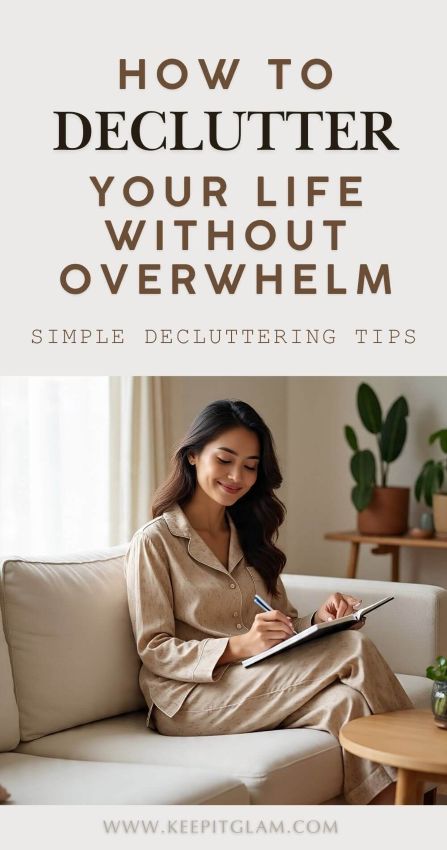 how to declutter your life