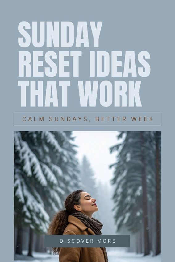 Sunday reset ideas
