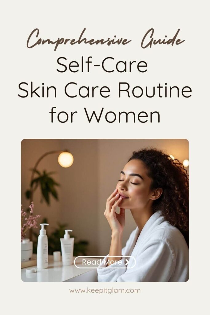 self care skin care routines for women