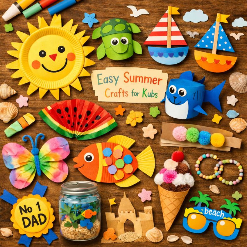 easy summer crafts for kids