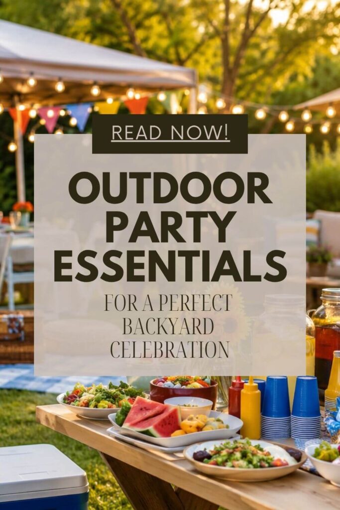 outdoor party essentials