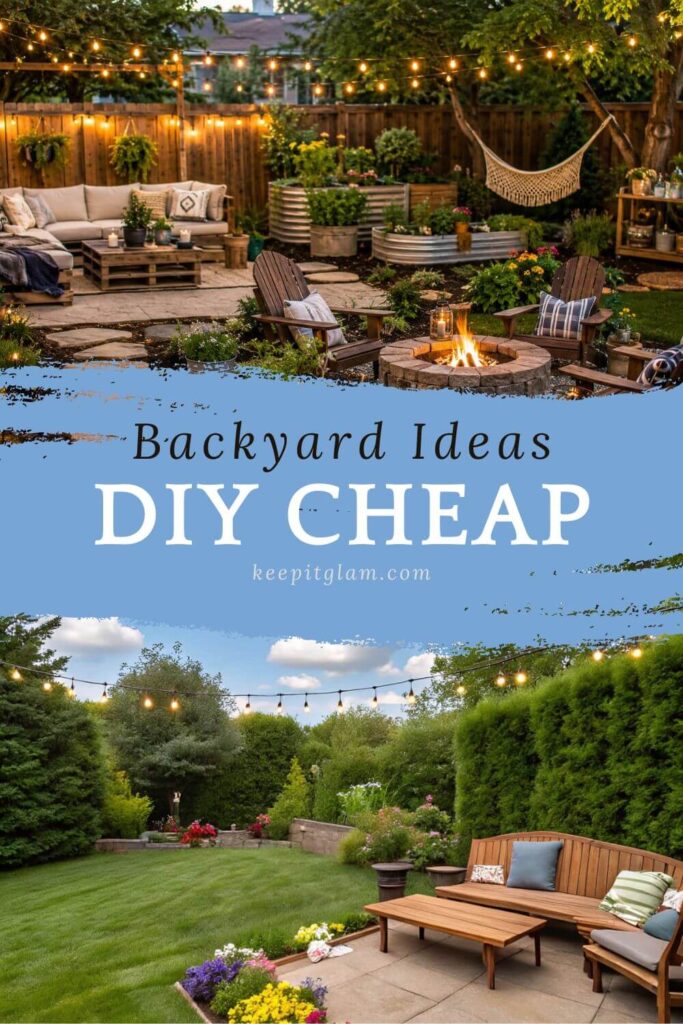 diy cheap backyard ideas