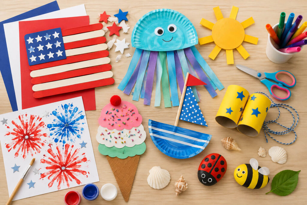 July crafts for kids