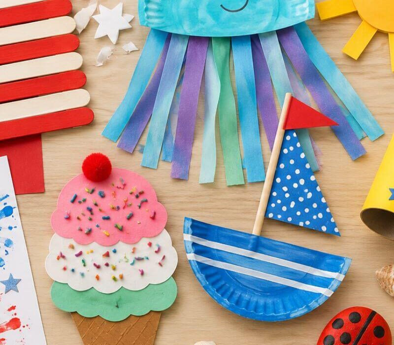 July Crafts for Kids: 25 Fun and Creative Ideas for Summer