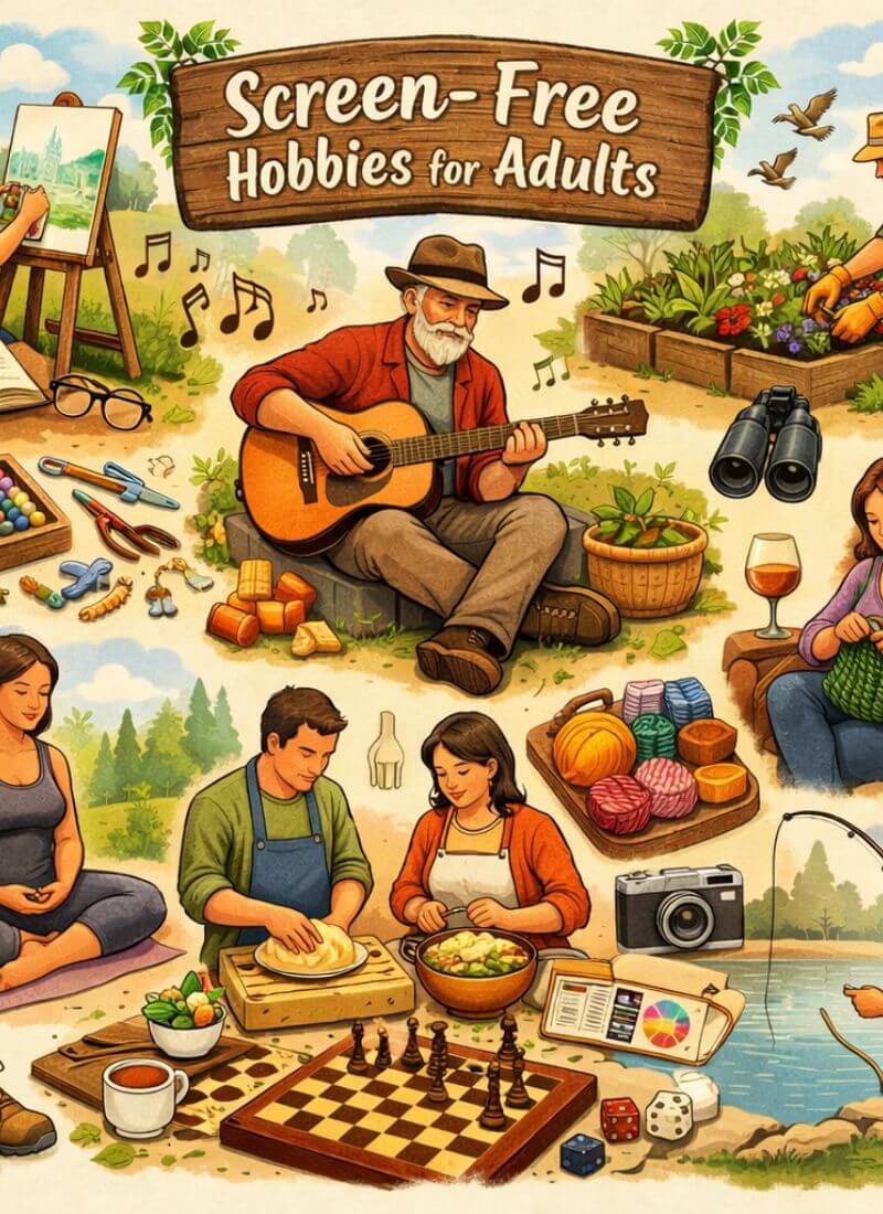 Screen-Free Hobbies for Adults: Fun Ways to Unplug and Enjoy Life ...