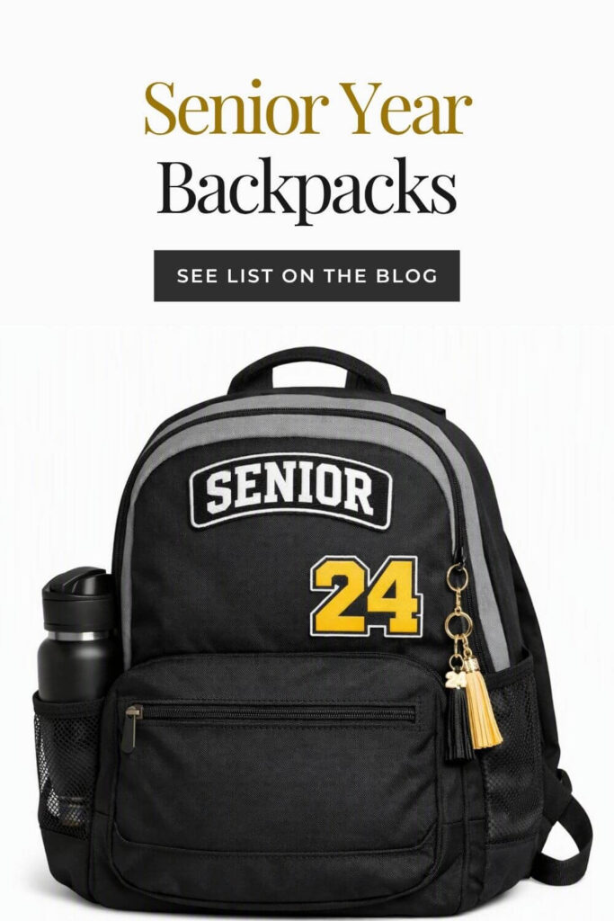 senior year backpack ideas
