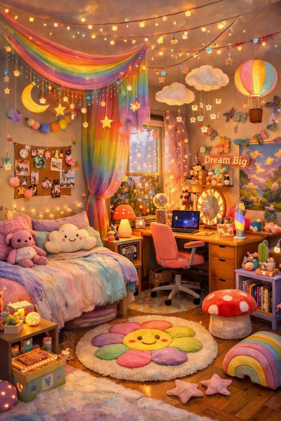 whimsy dorm room