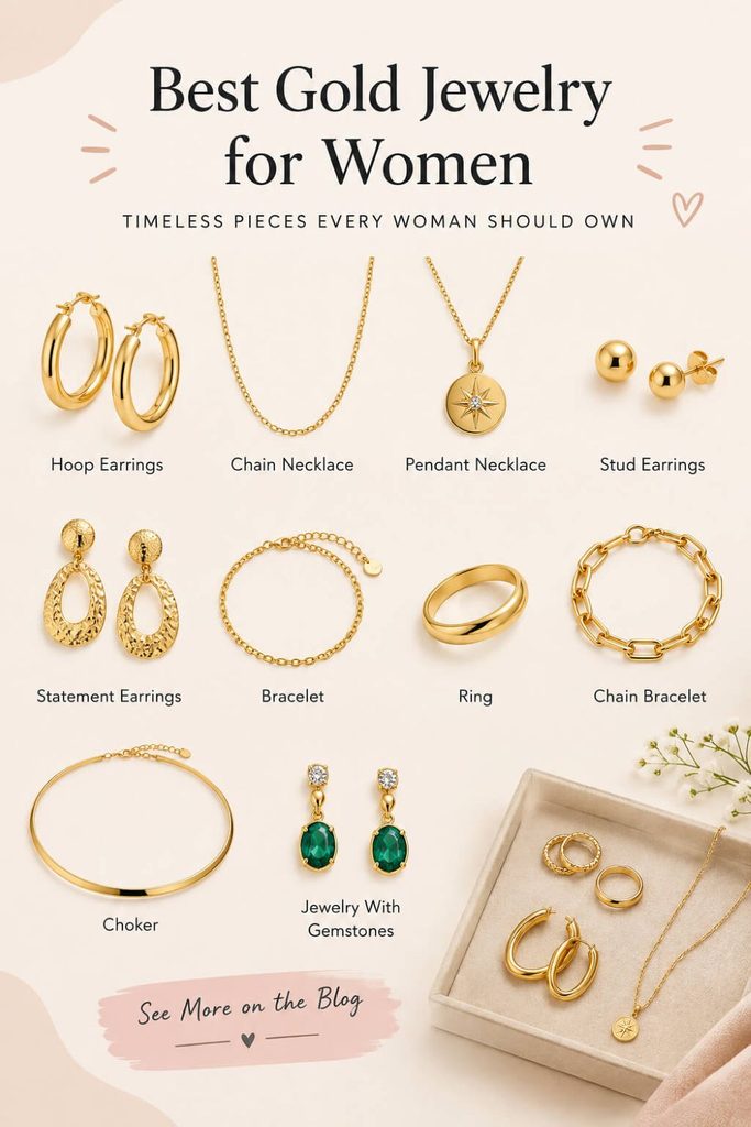 best gold jewelry for women